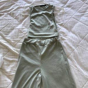 nasty gal two piece lounge set